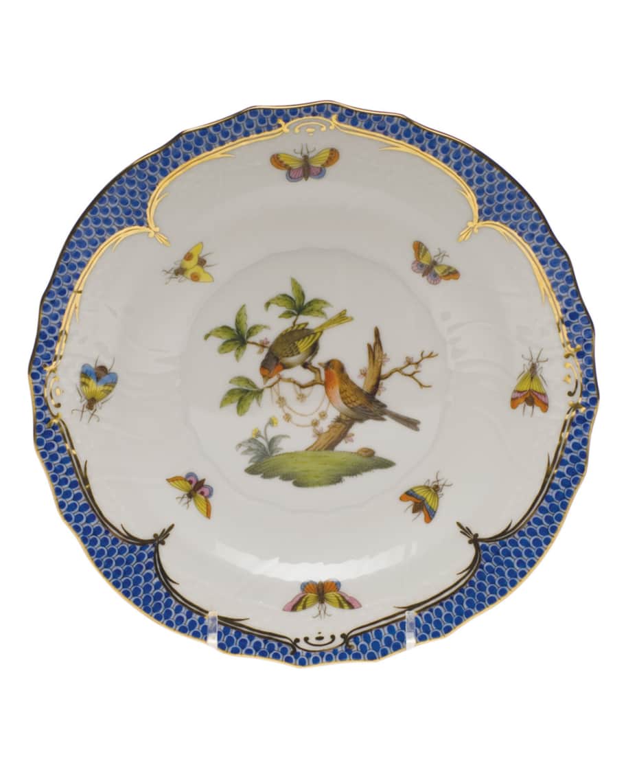 Image 1 of 1: Rothschild Blue Motif 10 Salad Plate