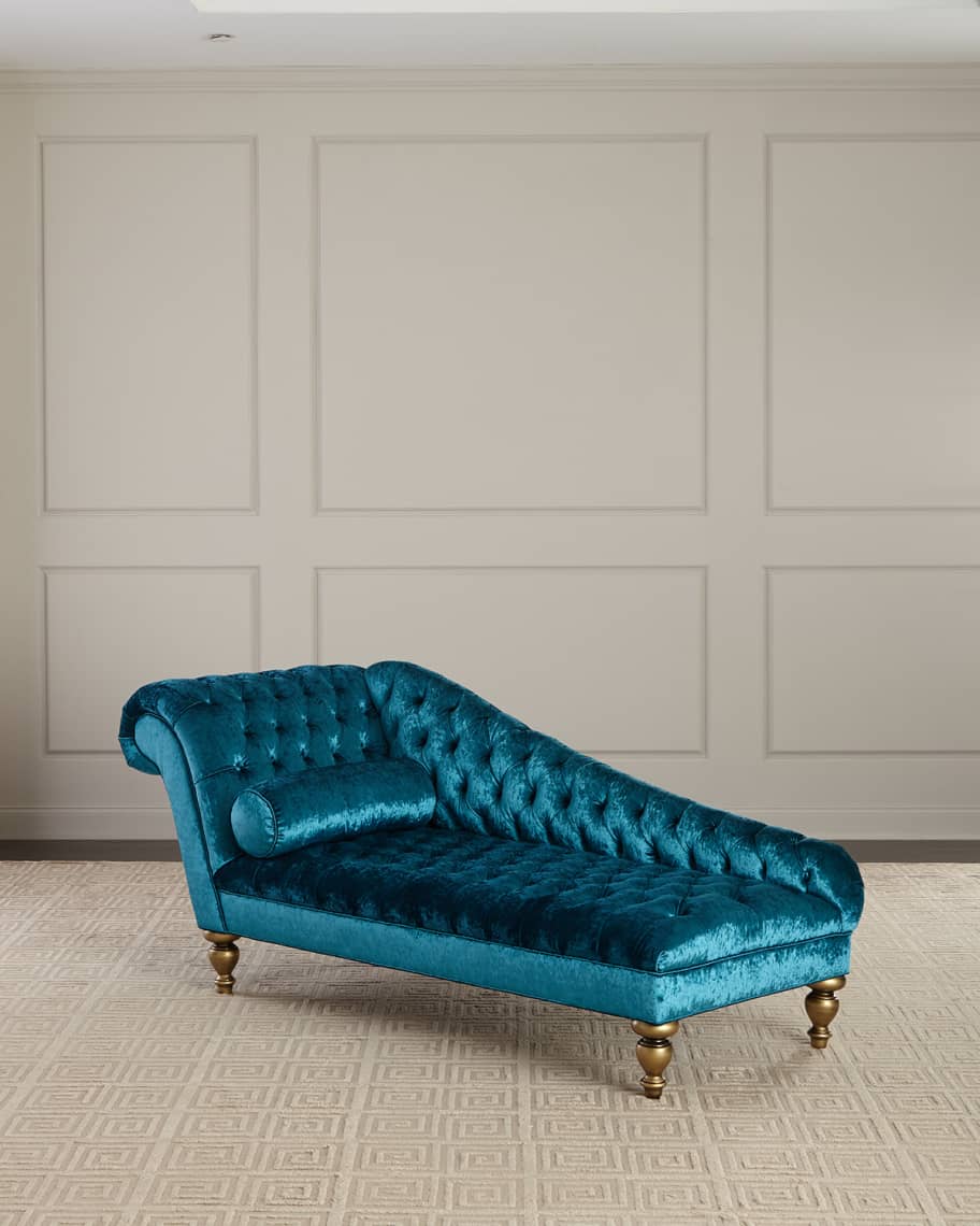 Image 1 of 5: Stacey Tufted Chaise