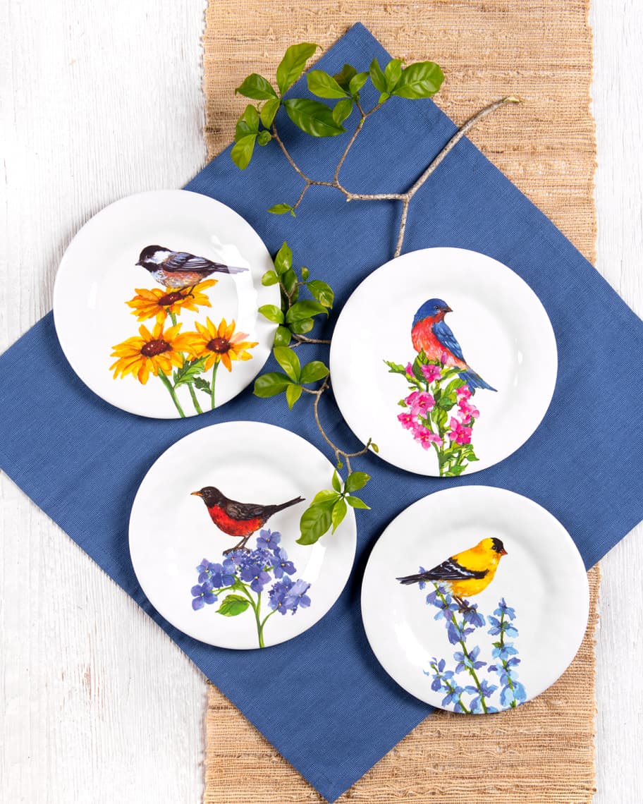 Image 2 of 2: Birds Plates Gift Set