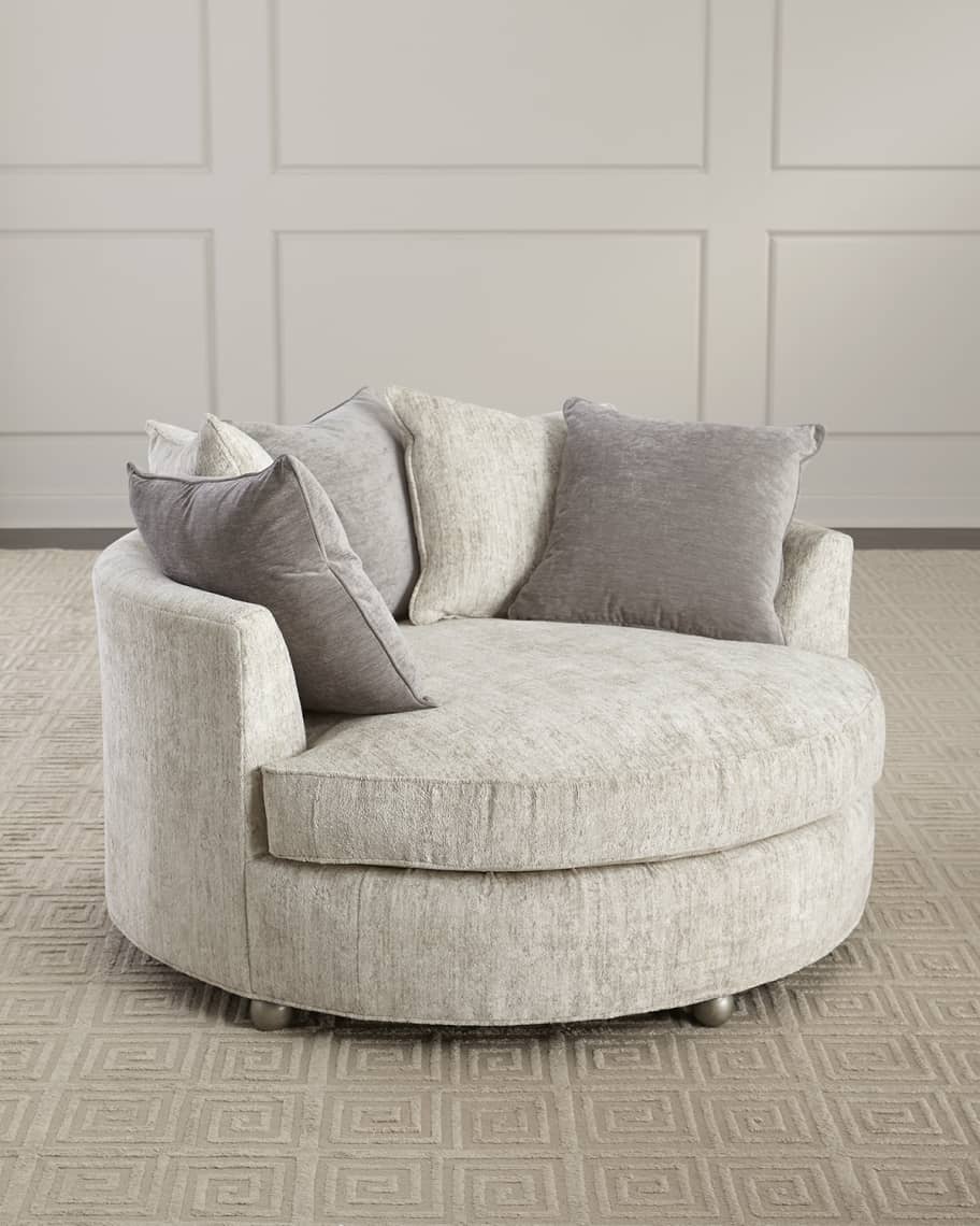 Image 1 of 4: Bethany Round Chaise