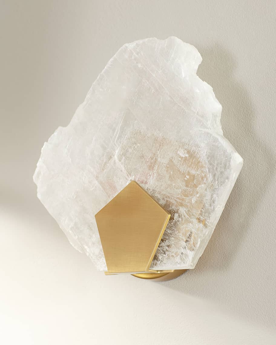 Quartz cheap wall sconce