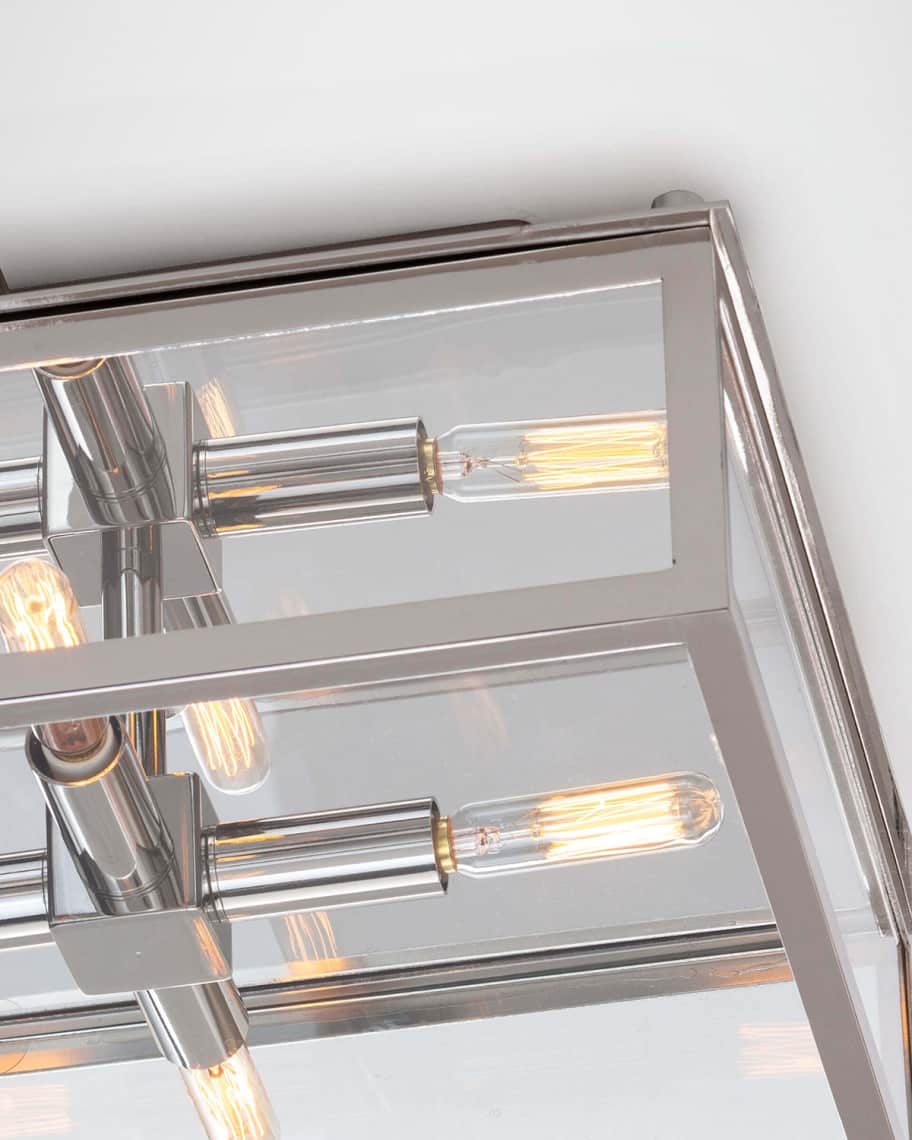 Image 3 of 3: Glass Flush Mount