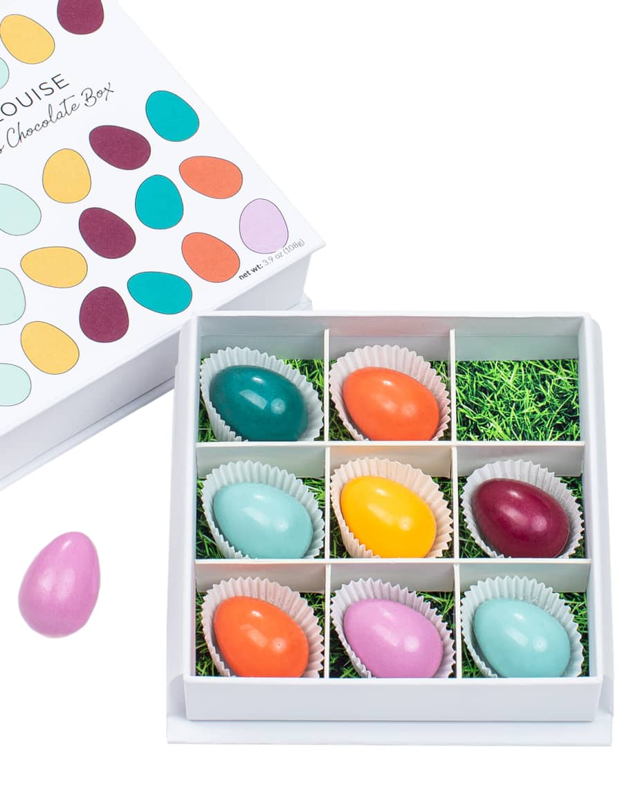 Image 1 of 1: Brilliant Eggs 9-Piece Chocolate Gift Box
