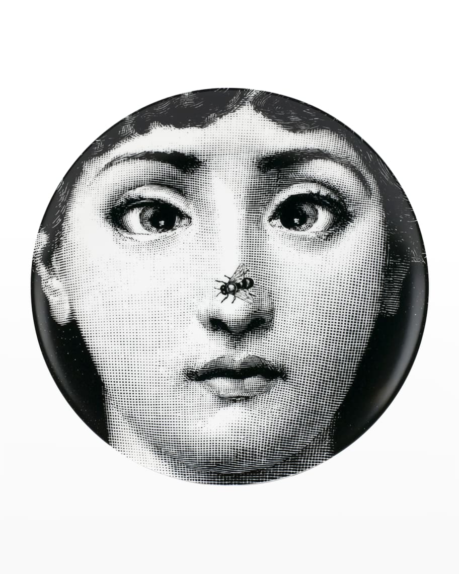 Fornasetti Tema E Variazioni n. 363 Bug on Nose Wall Plate