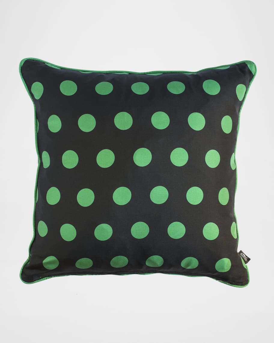 Image 2 of 2: Silk Cushion High Fidelity Spotted Cat