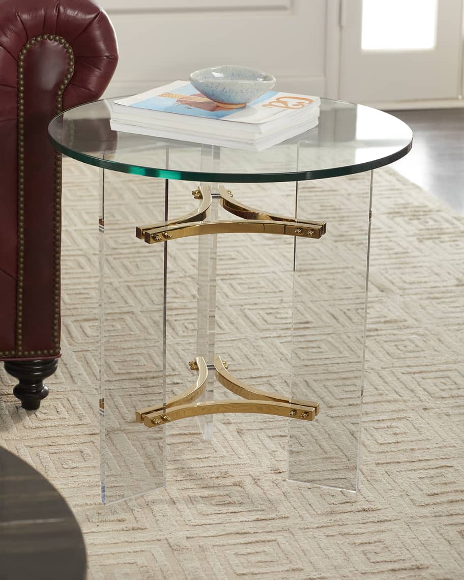 Lucite accent table hot sale