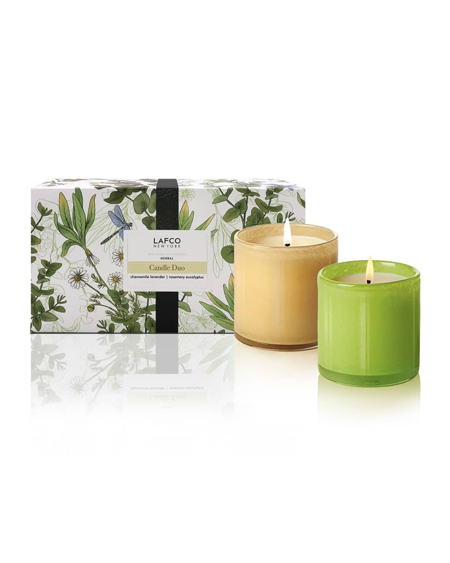 LAFCO New York Herbal Candle Duo, 6.5 oz./ 190 g Horchow