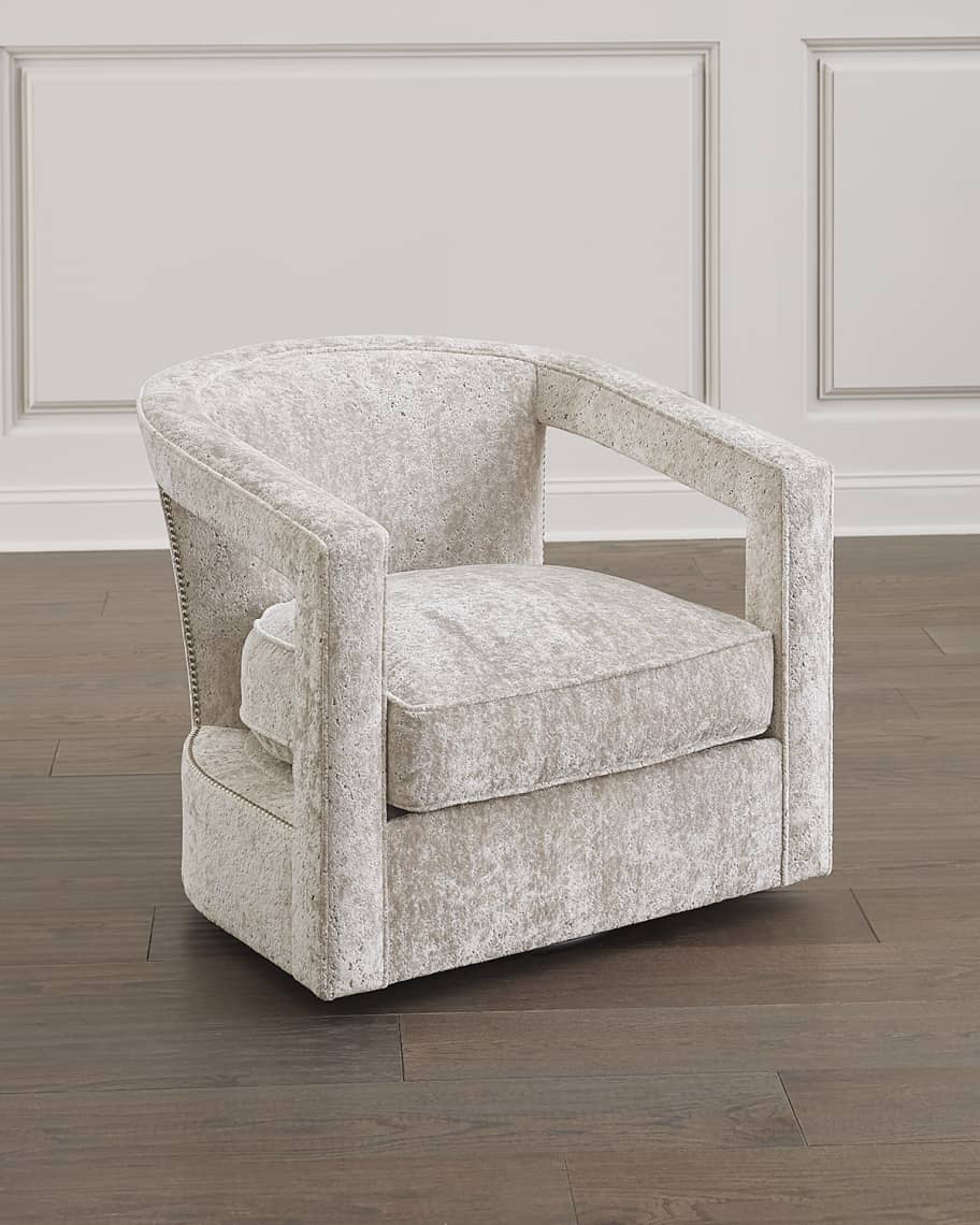 Image 1 of 3: Alana Velvet Accent Chair