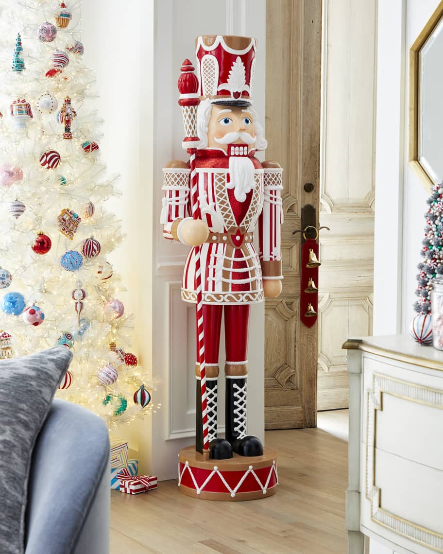 Exclusive LifeSize 6' Sweet Holiday Nutcracker Horchow