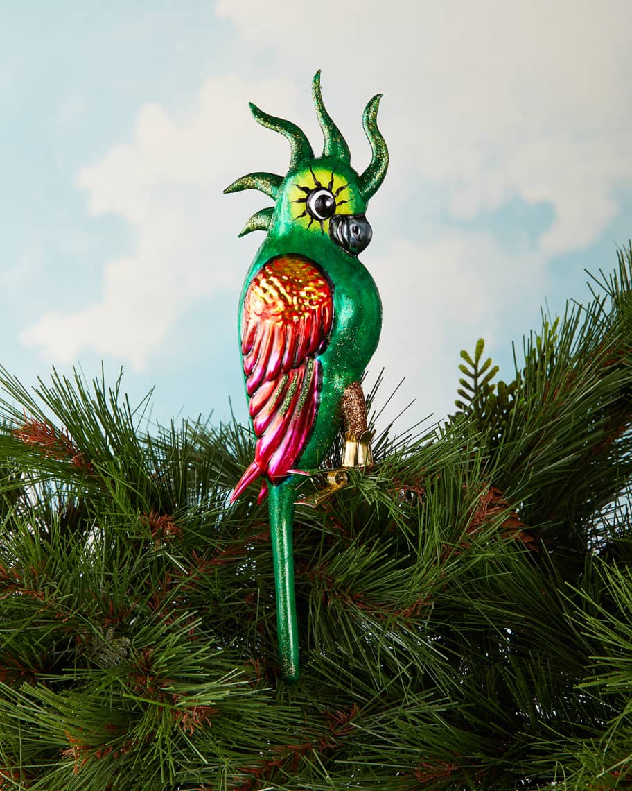 Image 1 of 1: Parrot Christmas Ornament