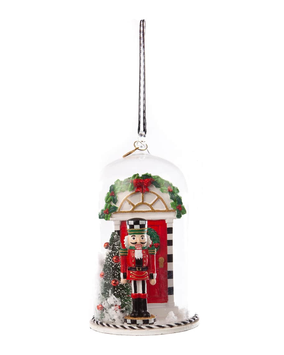 Image 1 of 1: Happy Holiday Nutcracker Cloche Ornament