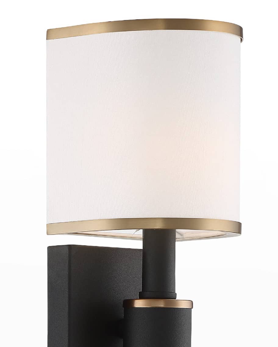 Image 2 of 3: Sloane 1-Light Forged Wall Sconce