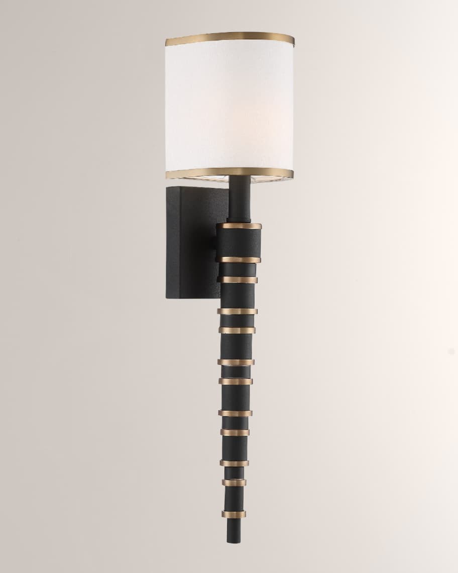 Image 1 of 3: Sloane 1-Light Forged Wall Sconce