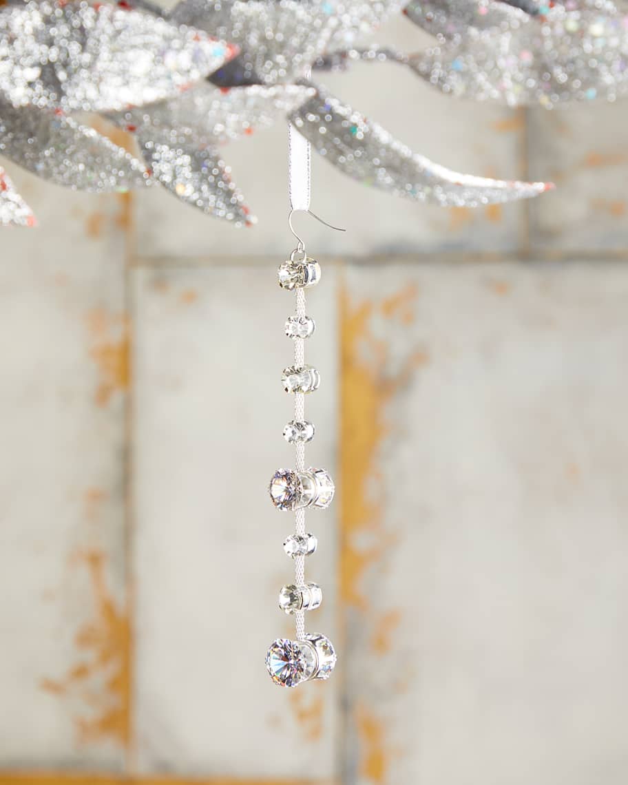 Image 1 of 1: 5" Diamond Drop Christmas Ornament