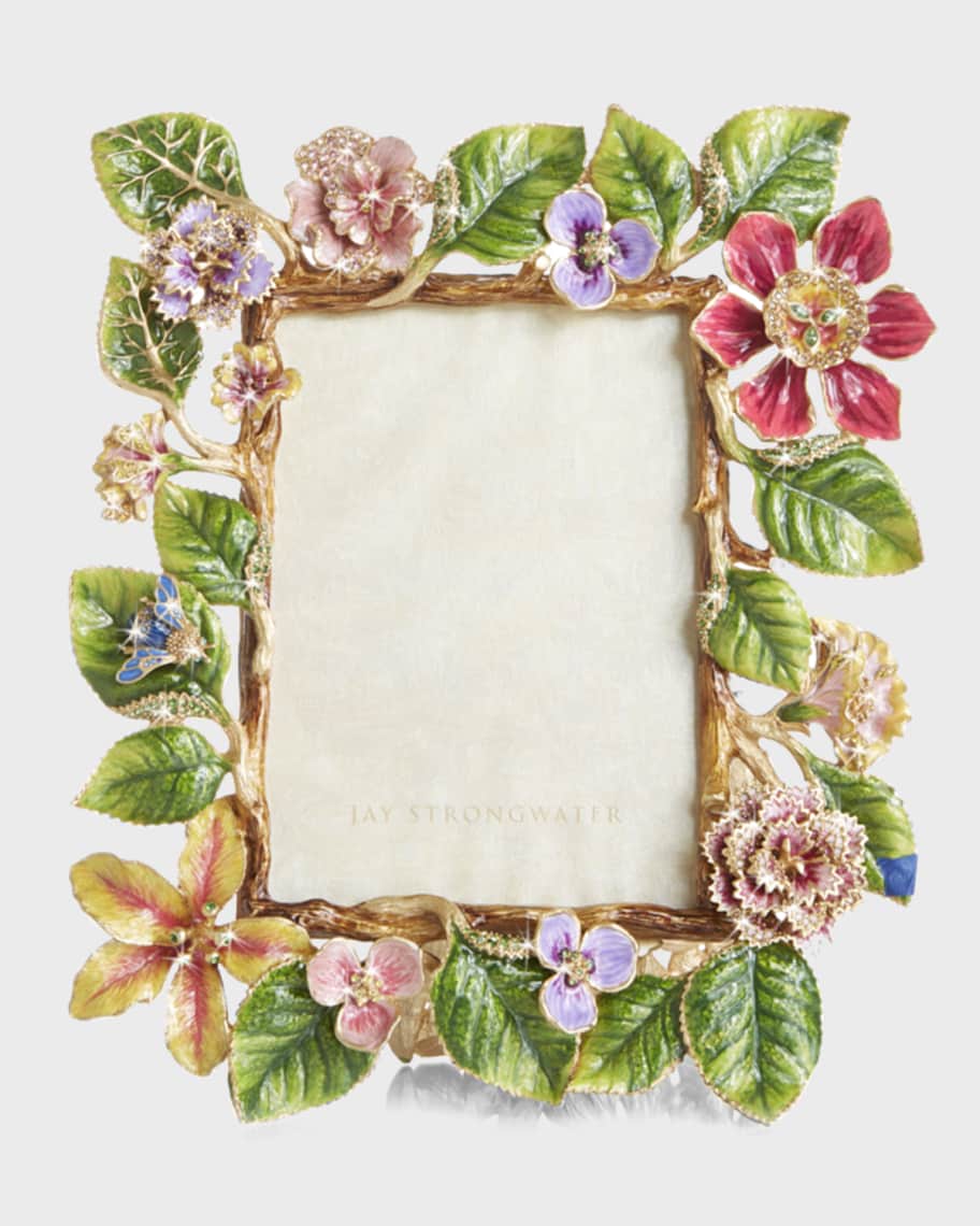 Image 1 of 3: Dutch Floral Frame, 5" x 7"