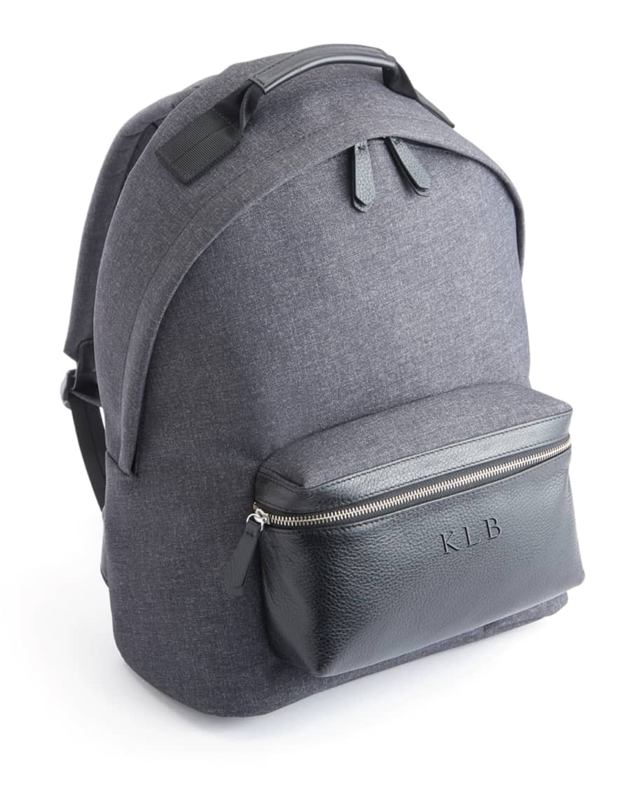ROYCE New York Mixed Media 13" Laptop Backpack Horchow