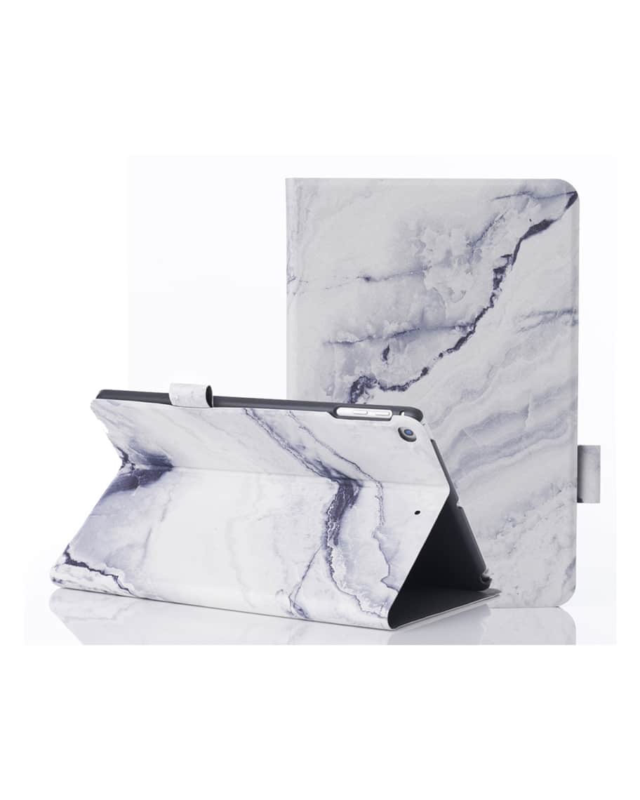Image 2 of 2: Gray Marble 9.7" iPad Case - 5th & 6th Generation