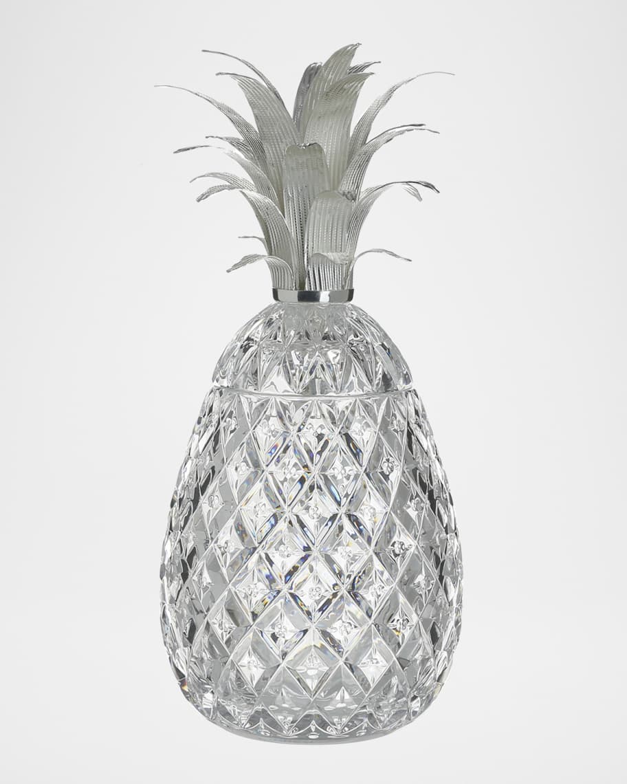 Image 1 of 1: Isadora 11" Silver Pineapple Centerpiece