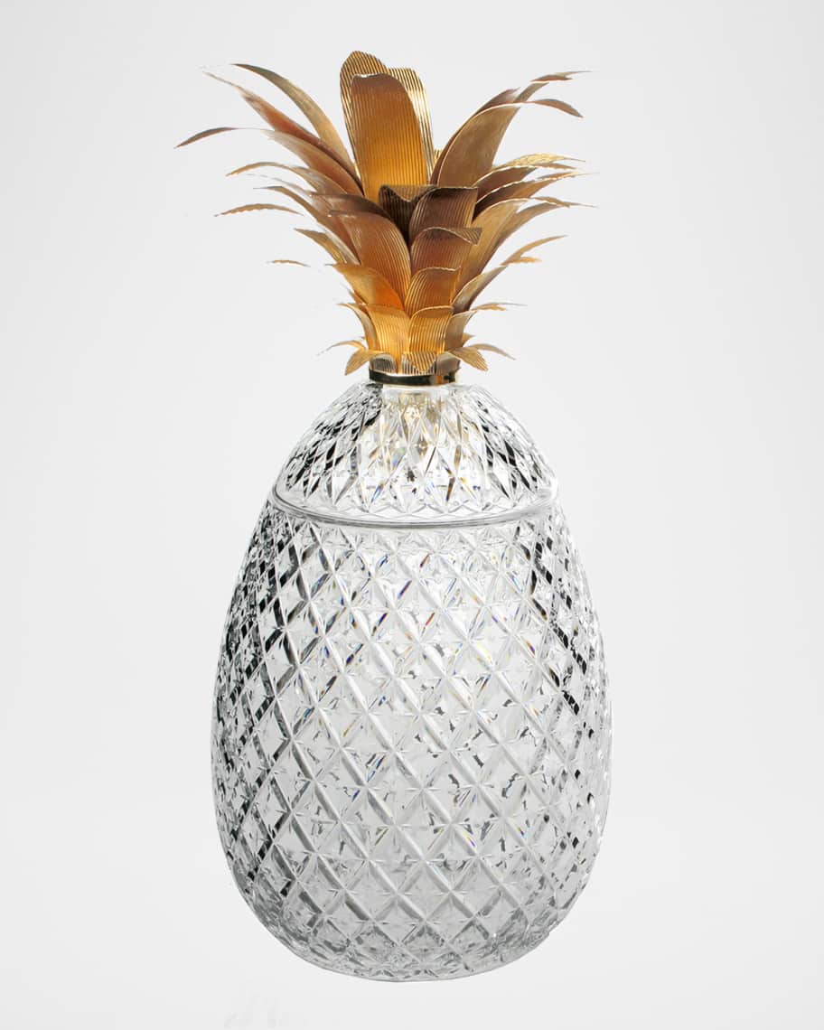 Image 1 of 1: Isadora 26" Gold Pineapple Limited Edition Centerpiece