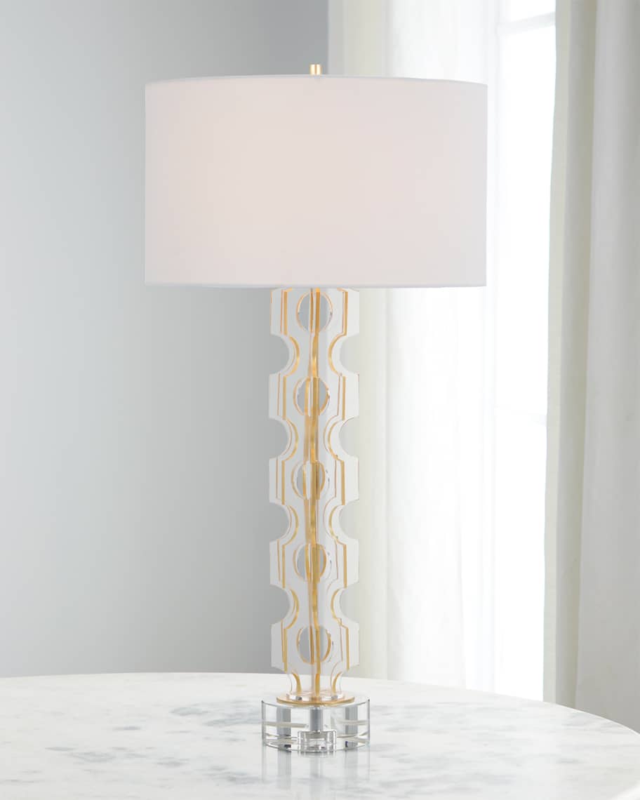 John Richard Collection Acrylic Table Lamp Horchow