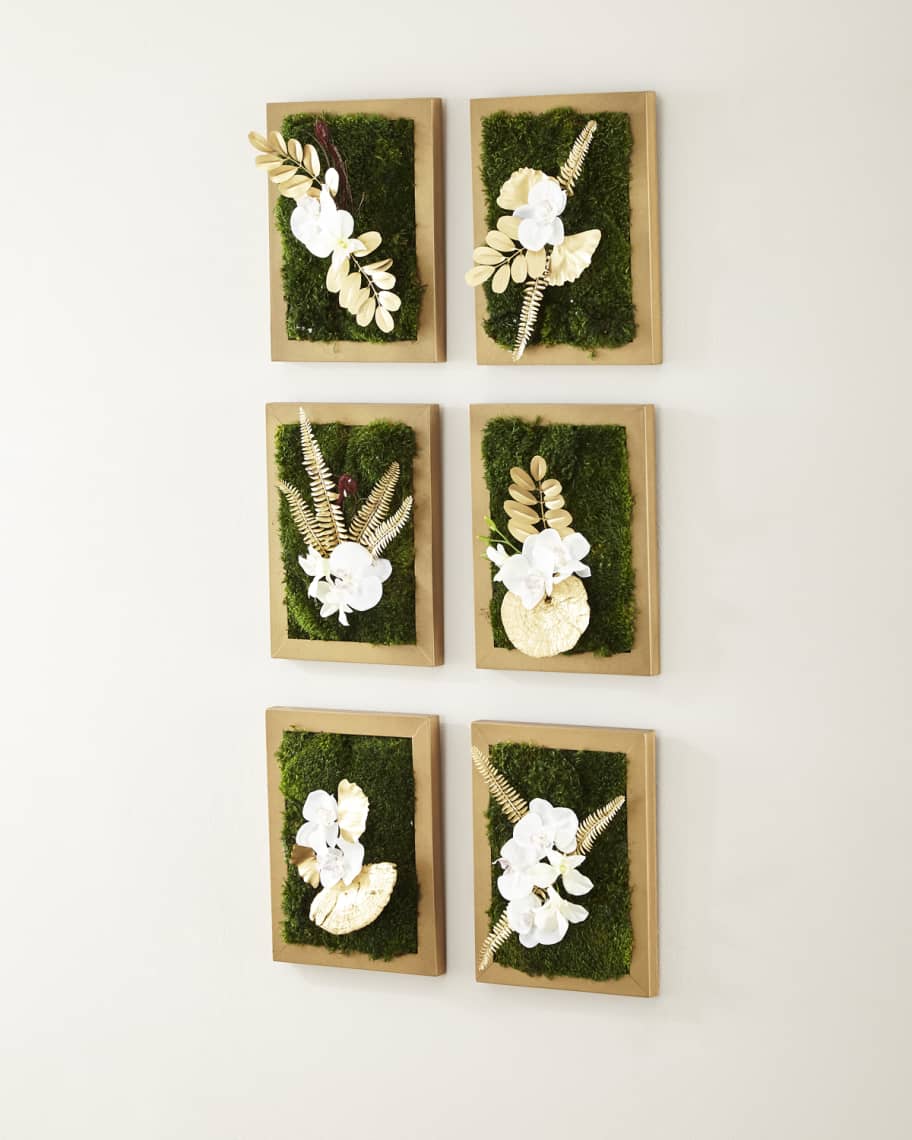 Image 2 of 3: Moss Collage Wall Decor