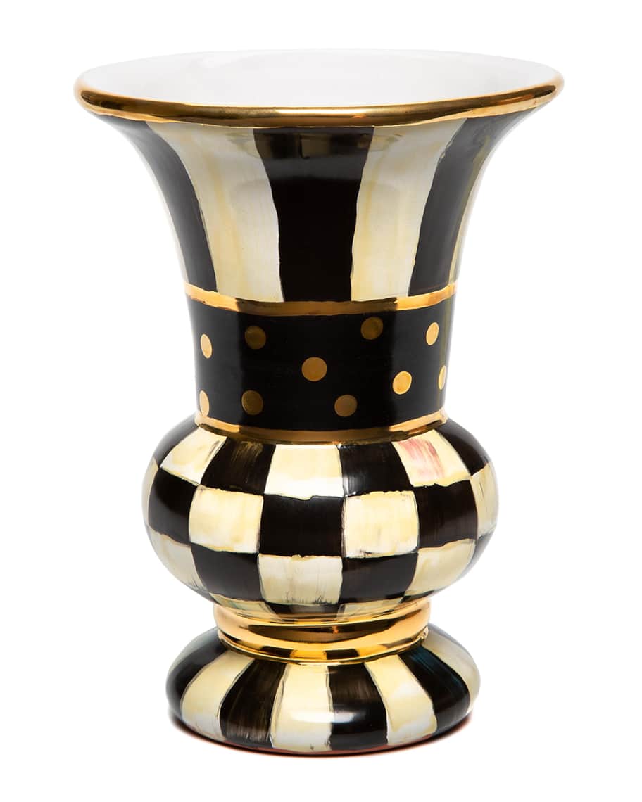 Image 1 of 2: 7" Courtly Check Vase - 25th Anniversary Edition