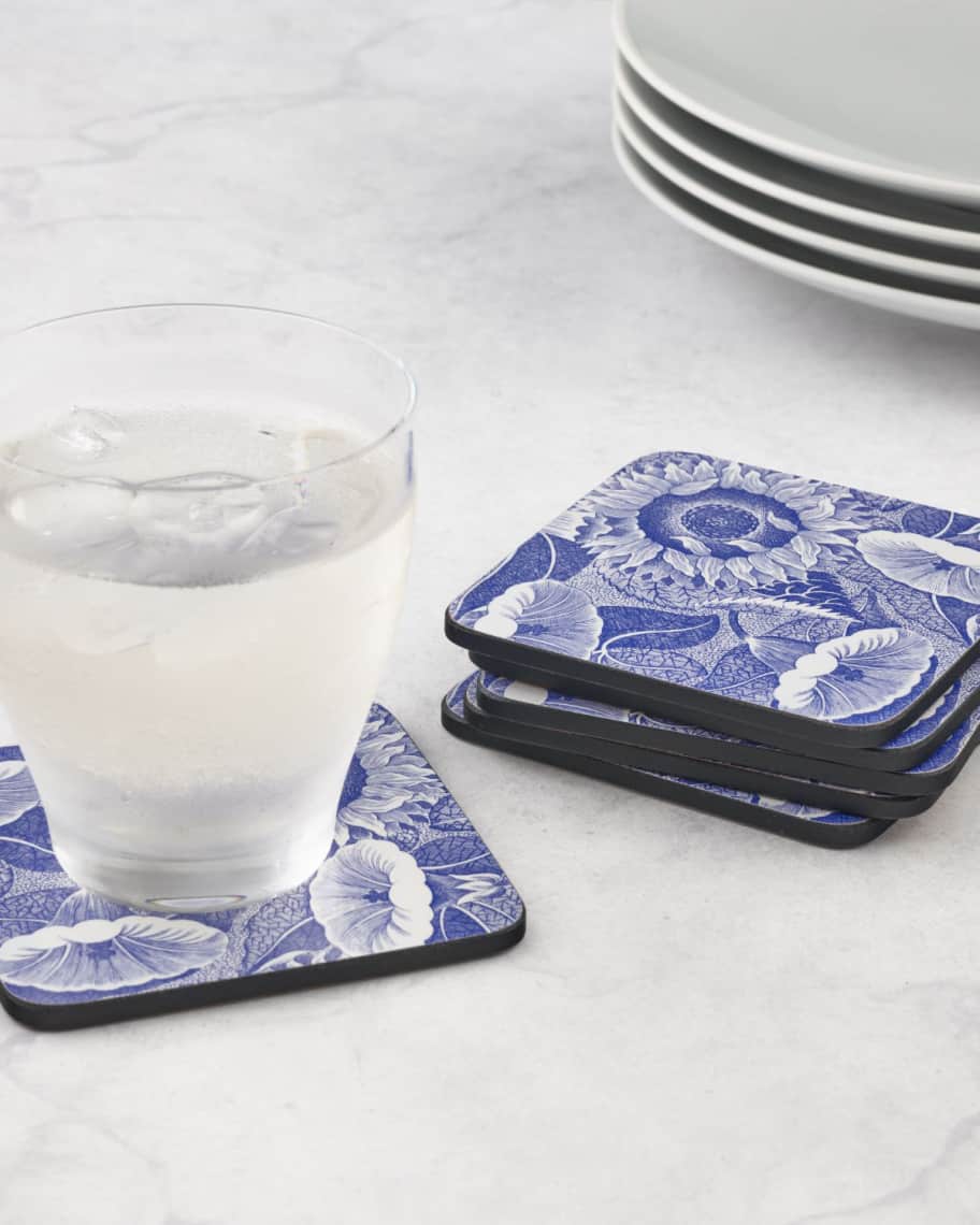 Image 1 of 3: Blue Room Sunflower Coasters, Set of 6