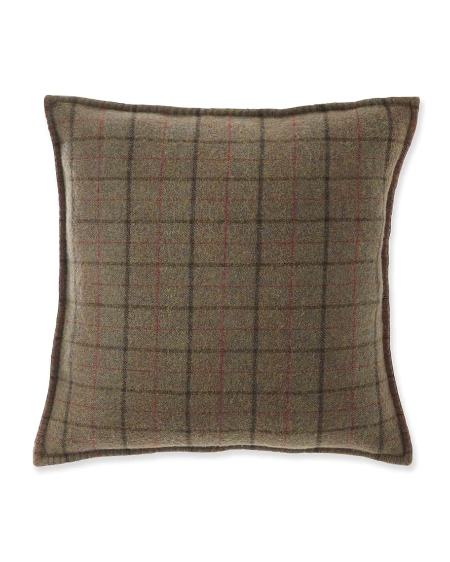 Ralph lauren plaid pillows discount