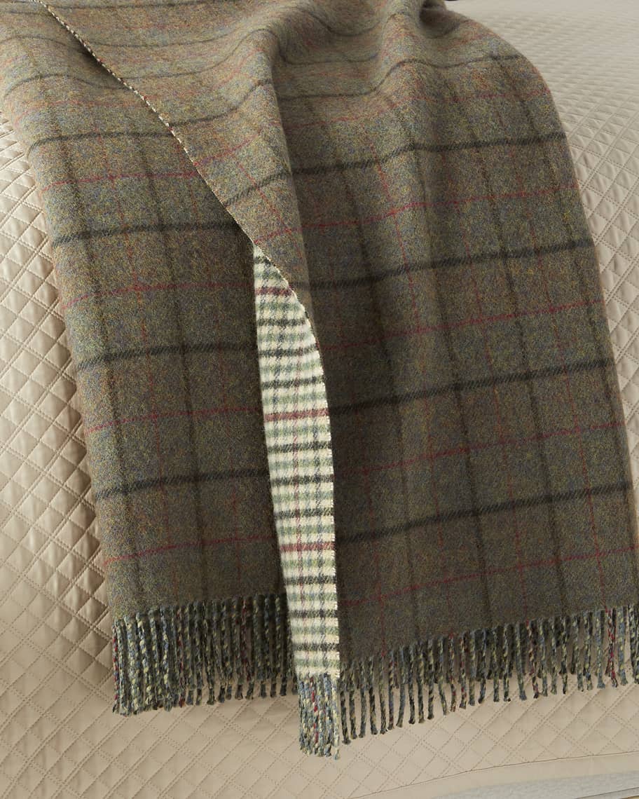 Ralph Lauren Home Grosvner Plaid Blanket 54 x 72 Horchow