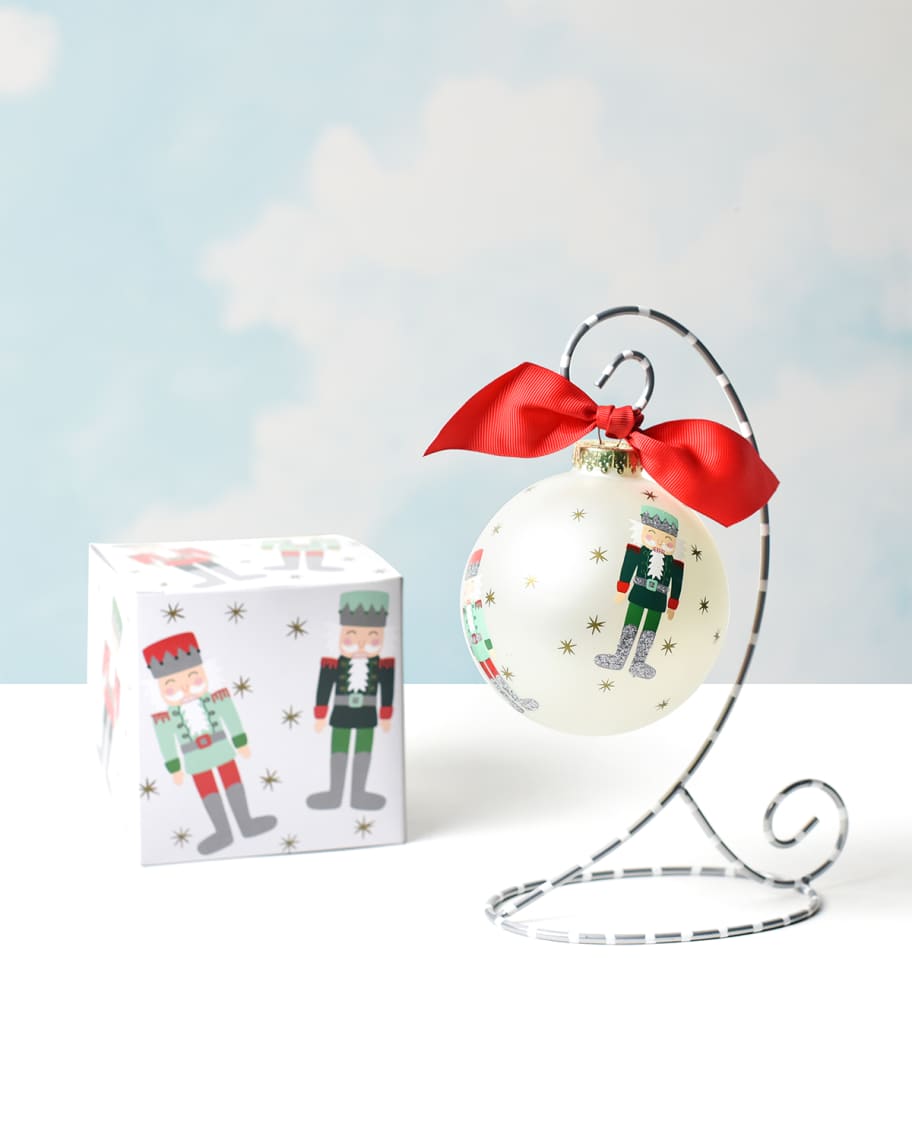 Coton Colors Nutcracker Glass Ornament, Personalized | Horchow