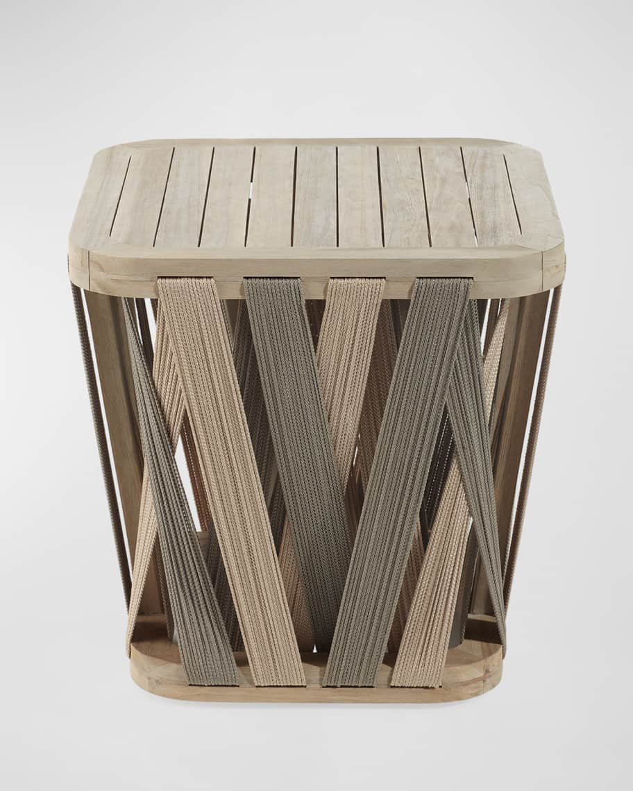 Image 2 of 5: Boca Square Outdoor Side Table