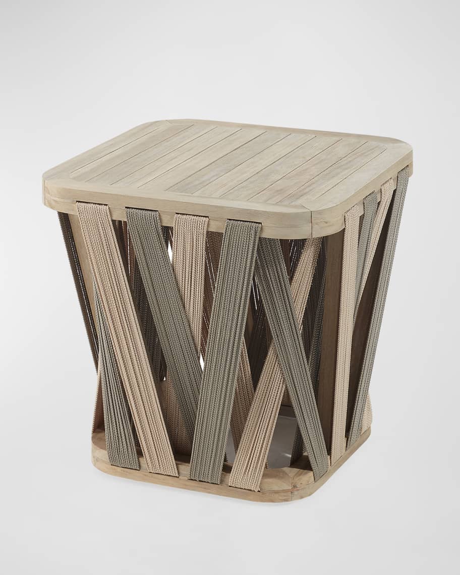 Image 3 of 5: Boca Square Outdoor Side Table