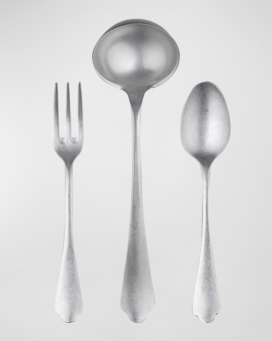 Image 1 of 1: Dolce Vita Pewter 3-Piece Serving Set
