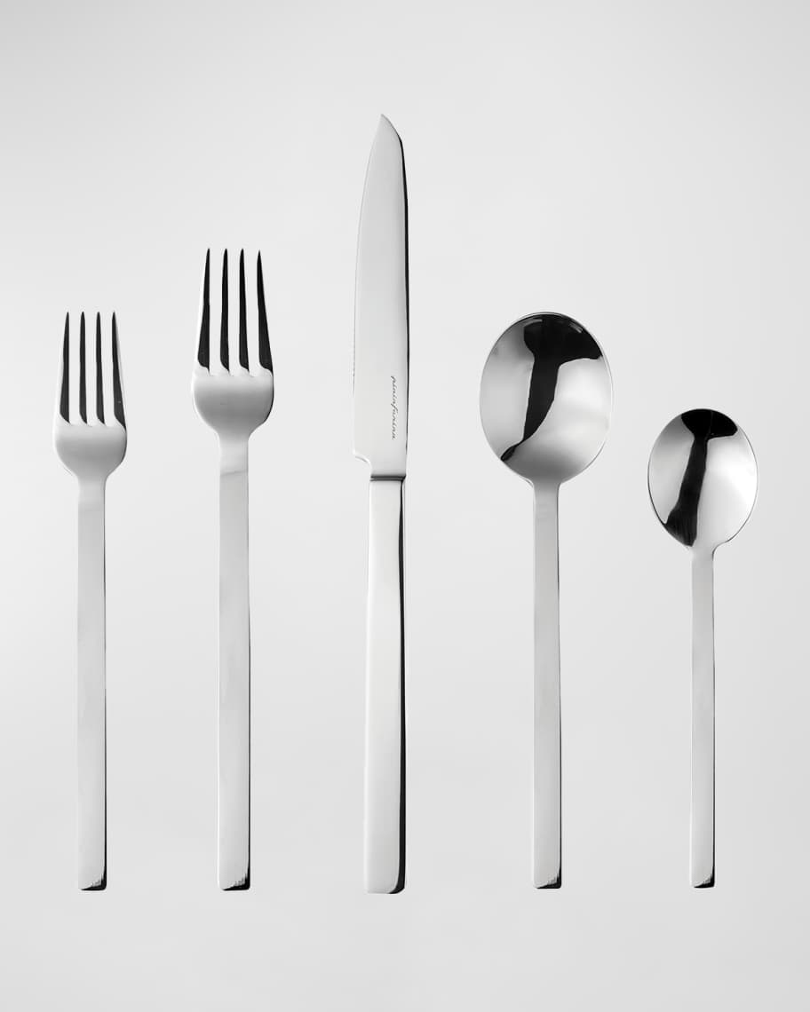 Image 1 of 1: Stile 20-Piece Flatware Set with Steak Knife