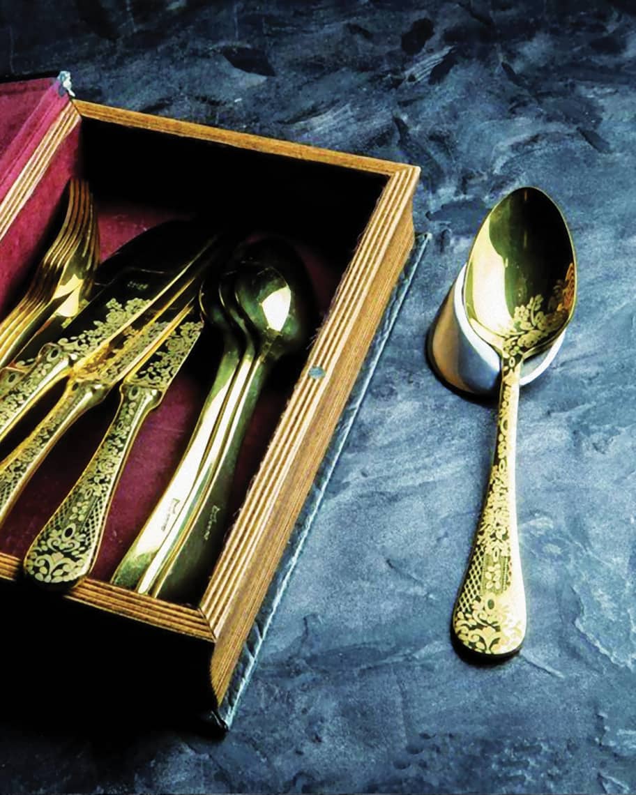 Image 2 of 2: Casablanca Oro 5-Piece Flatware Set