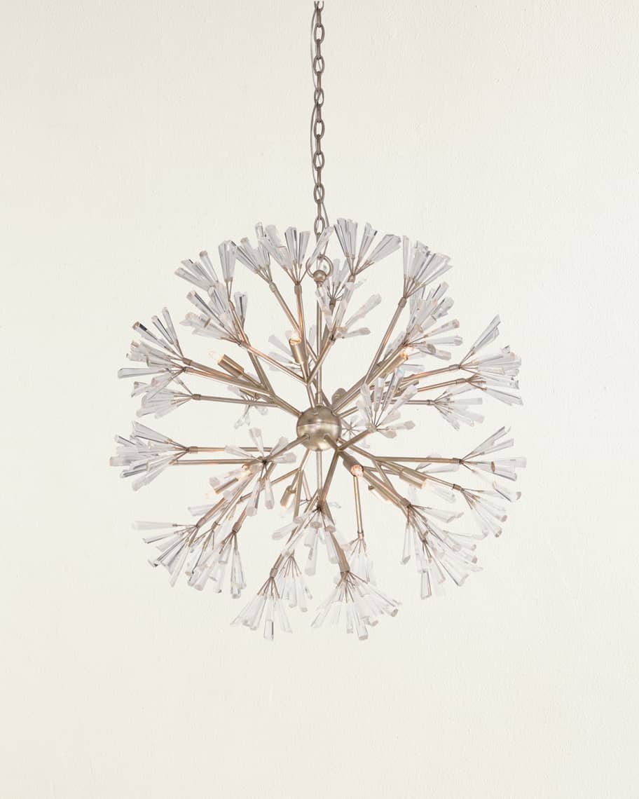 Luna 12 Light Crystal Branched Pendant