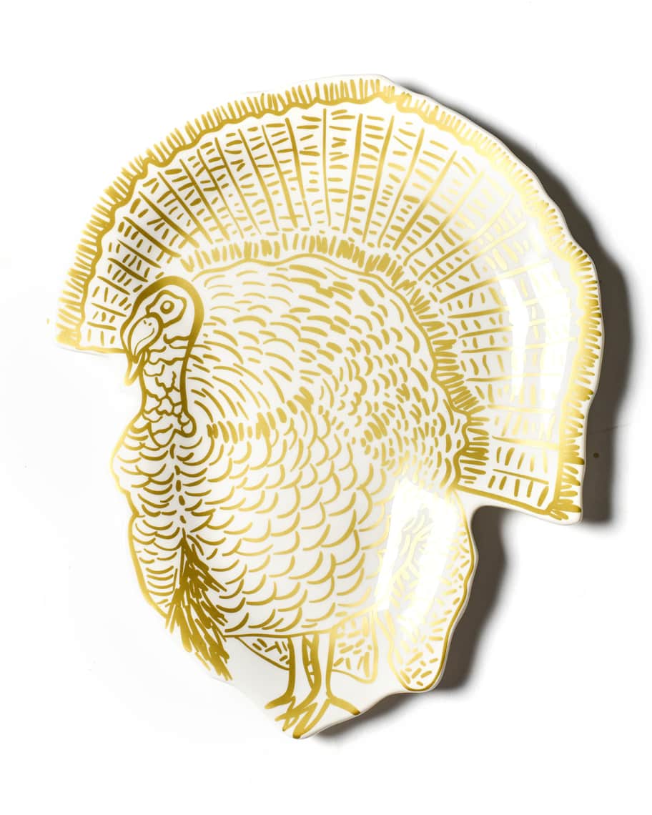 Image 1 of 2: Feathered Turkey Platter