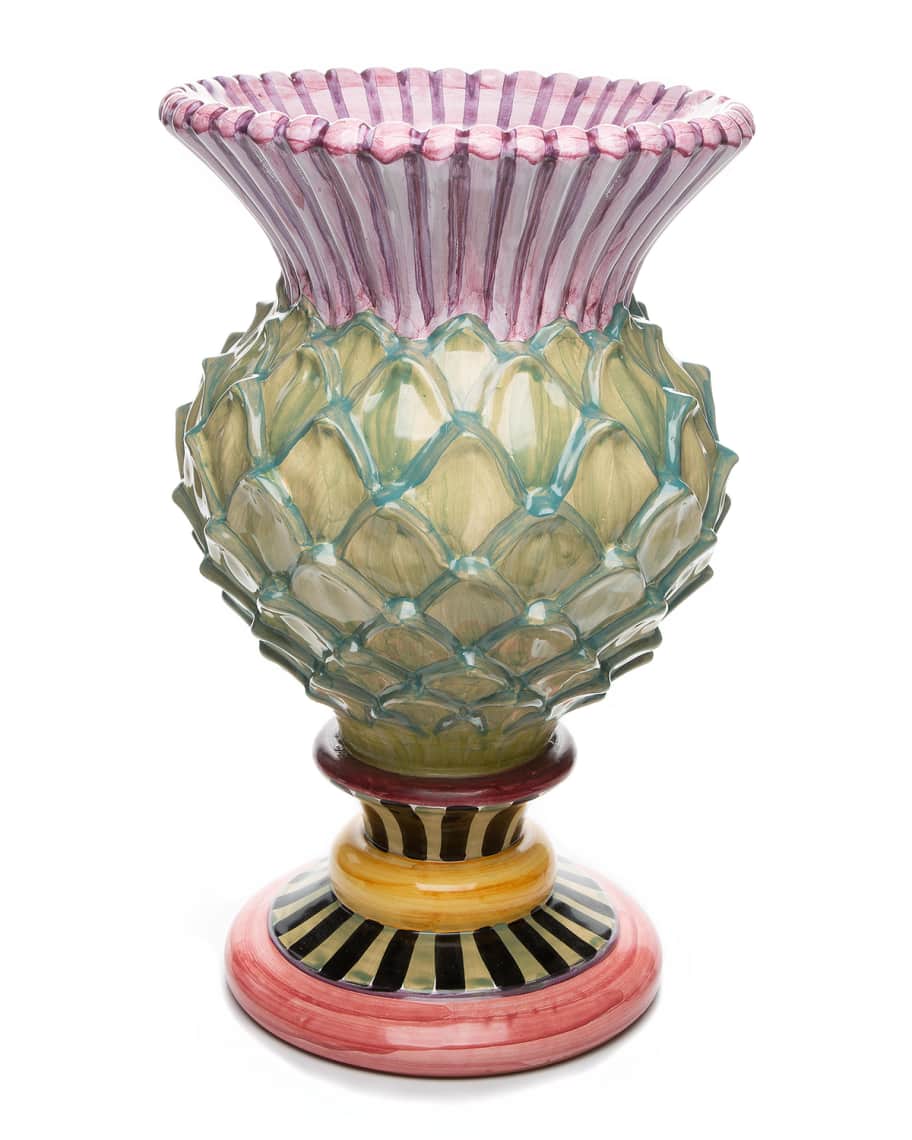 Image 1 of 1: Thistle Urn with Purple Top