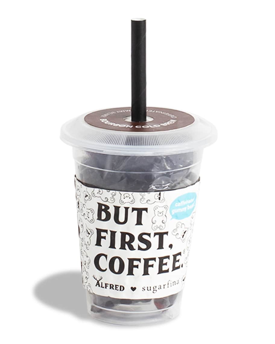 Image 2 of 5: Alfred Bourbon Cold Brew Bears Mini Cup and Coffee Bag Kit