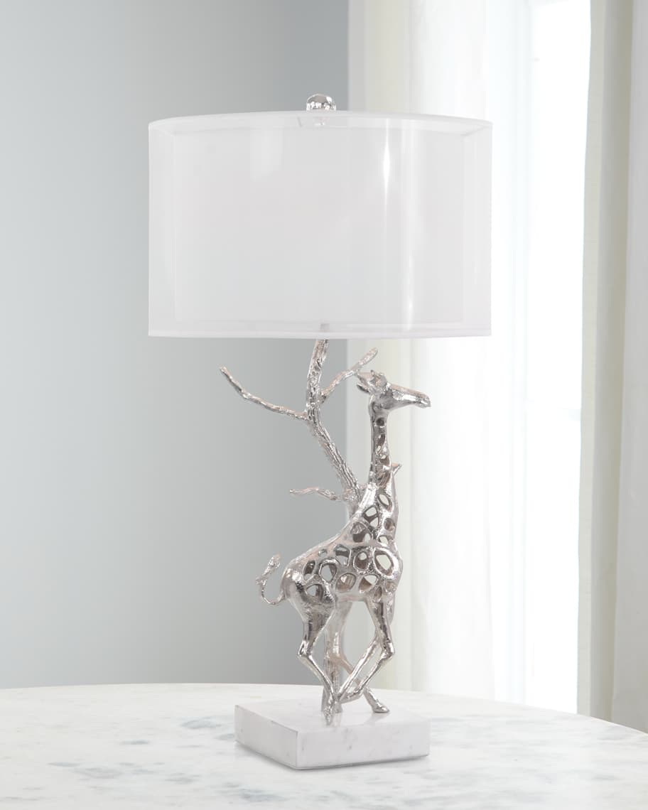 Silver giraffe lamp 2025