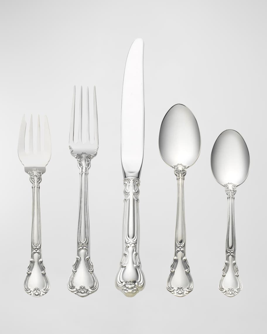 Gorham Chantilly 5 Piece Dinner Flatware Setting with Place Spoon Horchow