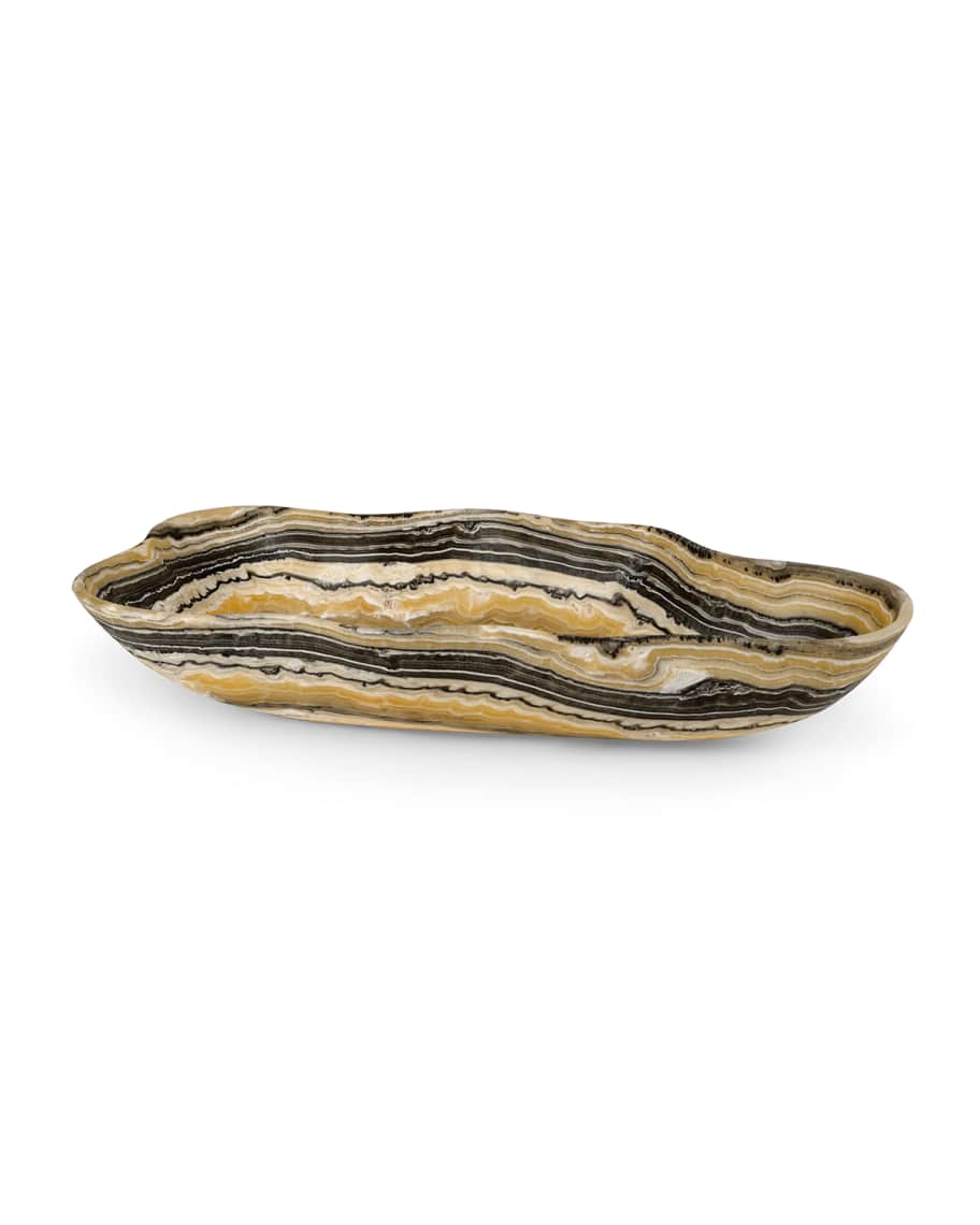 Zebra Onyx Freeform Bowls- Available in 4 sizes Zebra Onyx Freeform Bowls- Available in 4 sizes