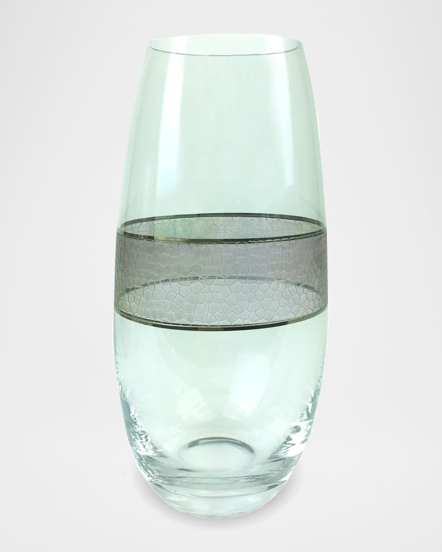 Image 1 of 1: Panthera Glass Vase