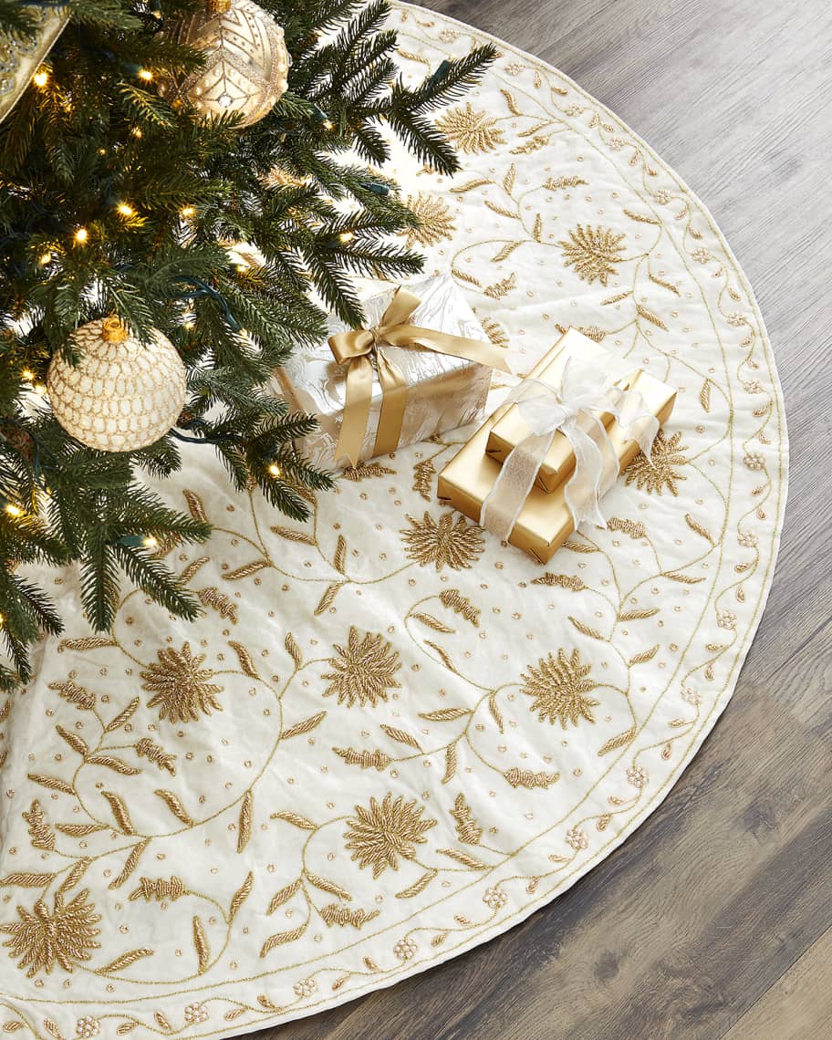 Gold Velvet Tree Skirt 