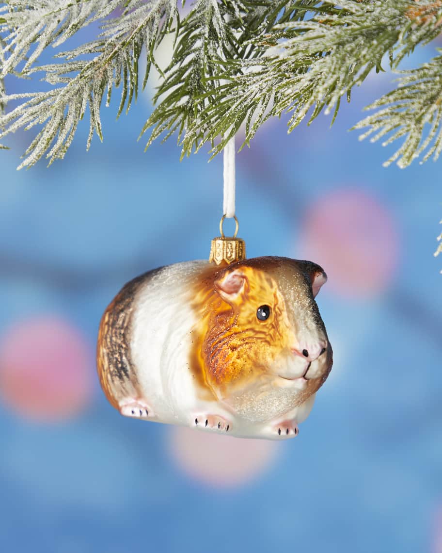 Guinea Pig Christmas Ornament 