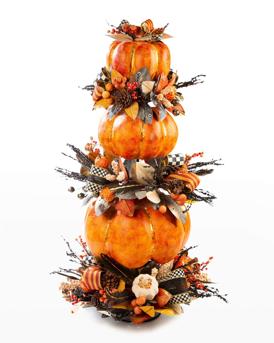 Image 1 of 1: Walk in the Woods Stacked Pumpkins