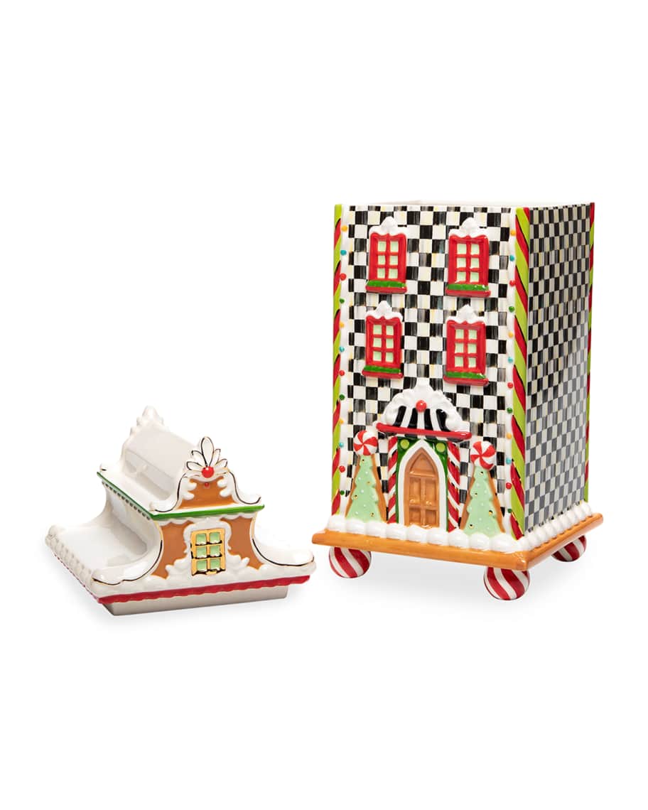 Image 2 of 2: Candy Cottage Townhouse Canister