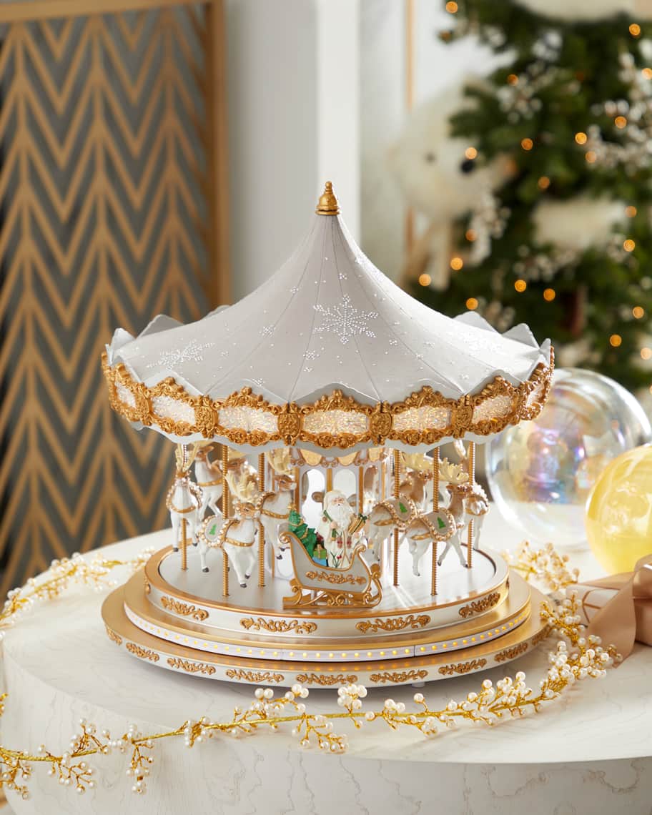 Neiman Marcus Swarovski Crystal Carousel, 16&quot;