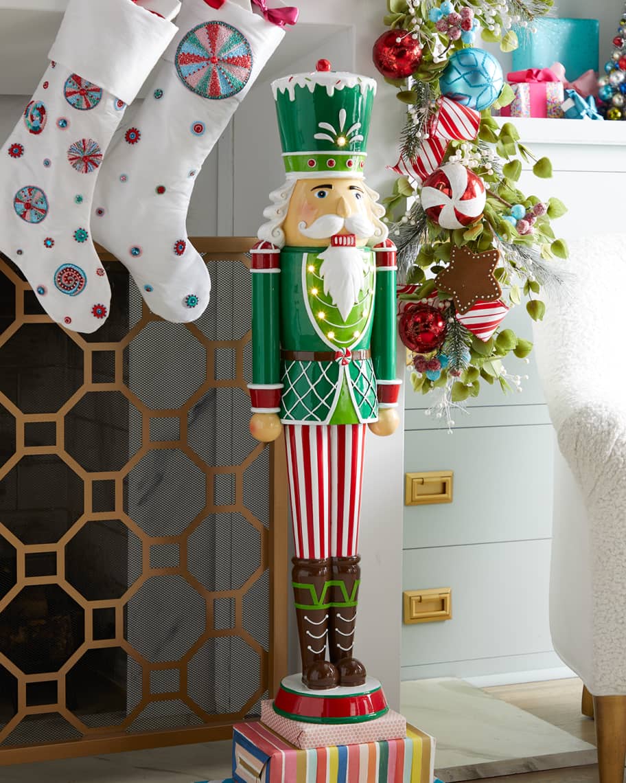 Image 1 of 1: Christmas Nutcracker With Lights - 37"