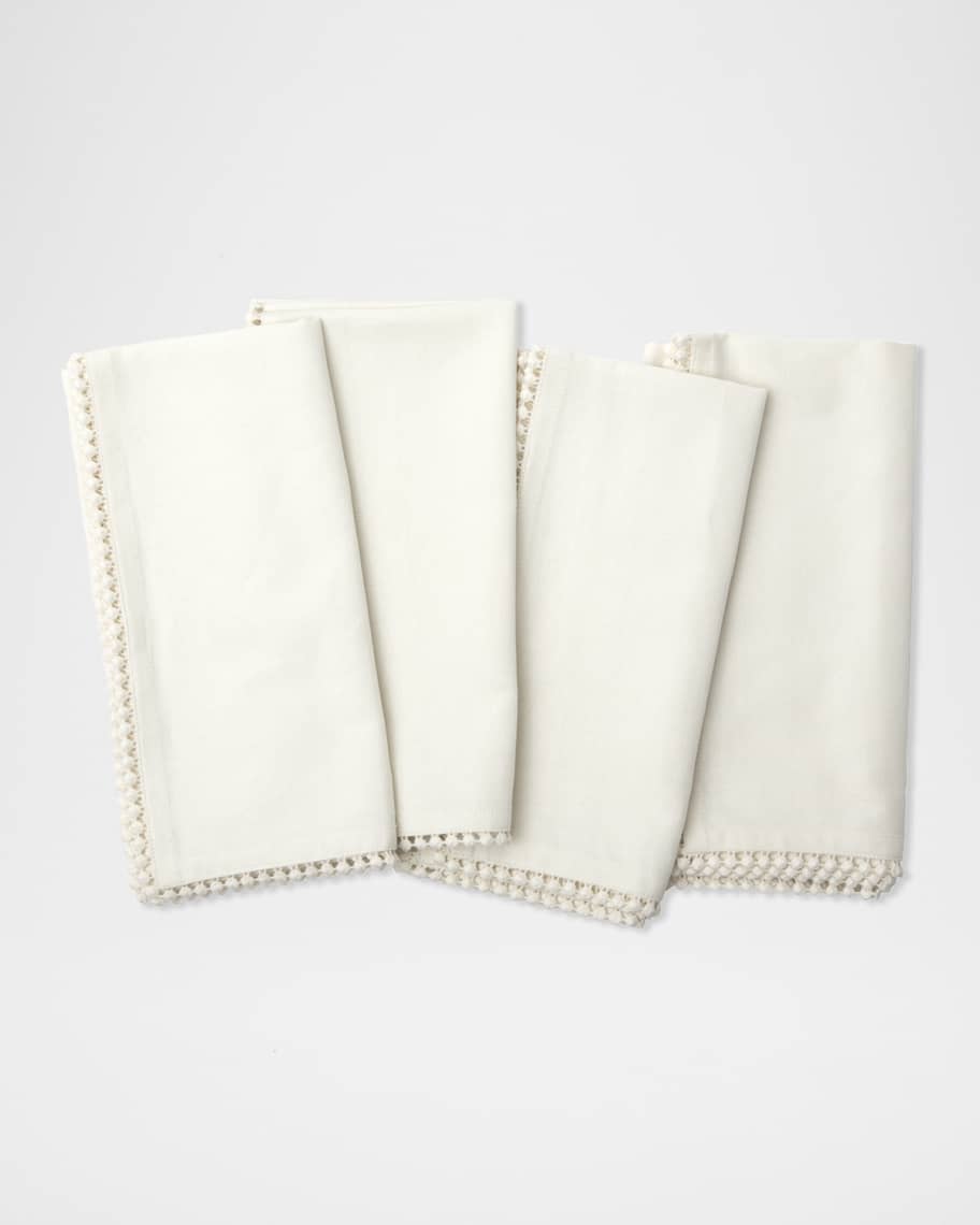 Image 1 of 2: Margot Ivory Napkins, Set of 4